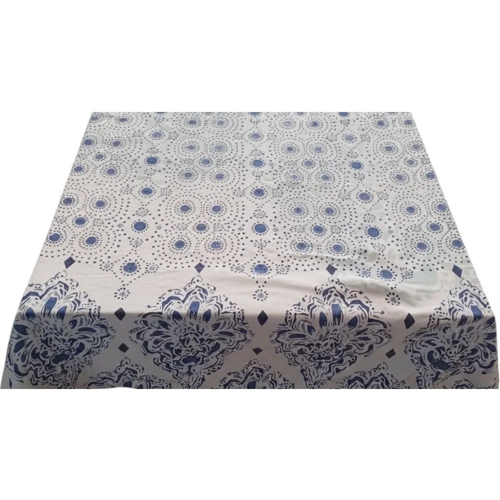 PBteen Kelly Slater F/Q Ocean Floral Duvet Cover Blue Organic Cotton Coastal
